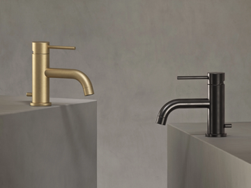 LOFT - 1 hole washbasin mixer with aerator by The Watermark Collection - view 2